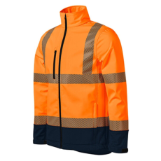 Malfini HV Drop softshell kabát unisex fluoreszkáló narancssárga M