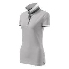Malfini Női pólóing, Collar Up 257, Malfini XS ezüstszürke