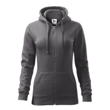 Malfini Női pulóver, Trendy Zipper 411, Malfini Grey L női pulóver, kardigán