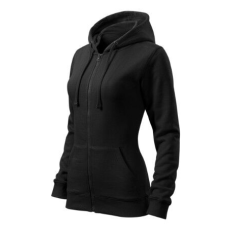 Malfini Női pulóver, Trendy Zipper 411, Malfini S Fekete