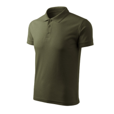 Malfini Pique Polo Free galléros póló férfi military M