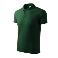 Malfini Pique Polo galléros póló férfi dark green M munkaruha