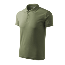 Malfini Pique Polo galléros póló férfi khaki M munkaruha