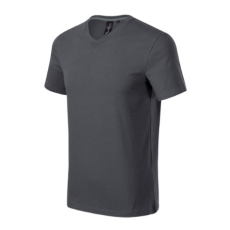 MALFINI Premium Action V-neck póló férfi light anthracite 2XL