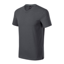 MALFINI Premium Action V-neck póló férfi light anthracite S munkaruha