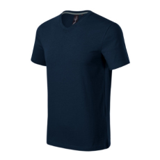 MALFINI Premium Action V-neck póló férfi tengerészkék S