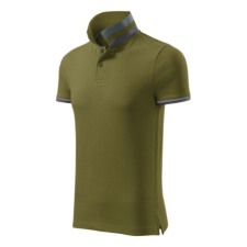 MALFINI Premium Galléros póló férfi Collar Up 256 avokádózöld 2XL méret munkaruha