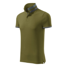 MALFINI Premium Galléros póló férfi Collar Up 256 avokádózöld 3XL méret