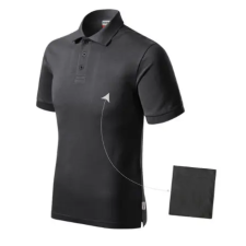 Malfini Rimeck ADLR20 RESIST HEAVY Galléros férfi póló (ébenszürke, 3XL) munkaruha