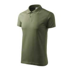 Malfini Single J. galléros póló férfi khaki L