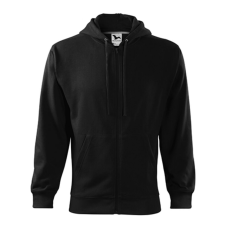 Malfini Trendy Zipper felső férfi fekete S munkaruha