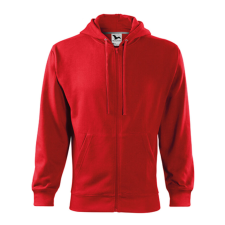 Malfini Trendy Zipper felső férfi piros 2XL munkaruha
