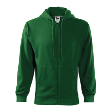 Malfini Trendy Zipper felső férfi üvegzöld XL munkaruha