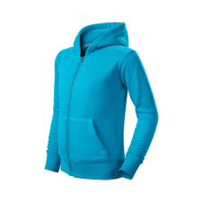 Malfini Trendy Zipper felső gyerek türkiz 158 cm/12 éves munkaruha