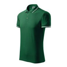 Malfini Urban galléros póló férfi dark green L