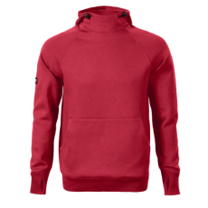 Malfini Vertex ADLW43 Kapucnis férfi pulóver (Marlboro piros, 4XL)