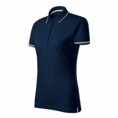 MALFINIPREMIUM 253 Malfinipremium Perfection plain női galléros póló tengerészkék - XL
