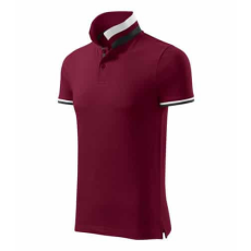 MALFINIPREMIUM 256 Malfinipremium Collar Up galléros férfi póló garnet - XL