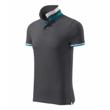 MALFINIPREMIUM 256 Malfinipremium Collar Up galléros férfi póló light anthracite munkaruha