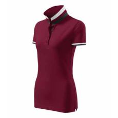 MALFINIPREMIUM 257 Malfinipremium Collar Up galléros női póló garnet - M