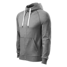MALFINIPREMIUM 452 Malfinipremium Voyage férfi pulóver sötétszürke melírozott - 2XL munkaruha