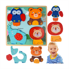 Malis Fa állatos puzzle puzzle, kirakós
