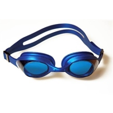  Malmsten Aqtiv felnőtt úszószemüveg kék színben, zippes tokban úszófelszerelés