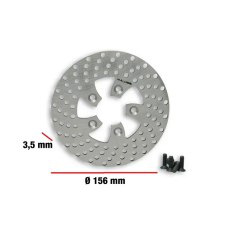 MALOSSI Brake Power féktárcsa 156mm Malaguti F10 Malossi  Futómű és fék alkatrészek Féktárcsák egyéb motorkerékpár alkatrész