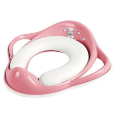 Maltex puha WC-szűkítő fogantyúkkal - mackó, rózsaszín bili