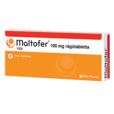  Maltofer 100mg rágótabletta 30x vitamin és táplálékkiegészítő