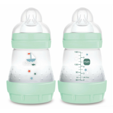  Mam 160 ml  Anti-Colic 0 hó + cumisüveg - menta hajó cumisüveg