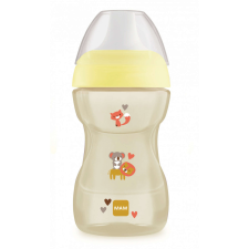 Mam 270 ml Fun to Drink Cup ivópohár - fehér/sárga oroszlán itatópohár