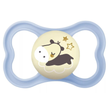 Mam Air Night éjszakai nyugtató cumi 6+ hónap - Világoskék Viziló cumi