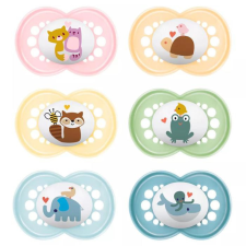  Mam Játszócumi Original, megújult! szilikon lapított (méret: 2) 6+ hó cumi