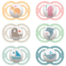 Mam Játszócumi Perfect, megújult! szilikon lapított (méret: 3) 16+ hó cumi