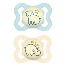  MAM játszócumi Supreme Night 0hó dupla fiú cumi