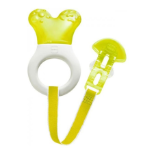 Mam Mini hűtőrágóka &amp; csipesz - sárga rágóka