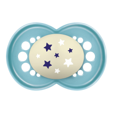 Mam Original Night szilikon nyugtató cumi 16+ hónap - Kék Csillagos cumi
