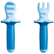 MAM Spoon & Fork Első evőeszköz készlet 6h+ - Kék babaétkészlet