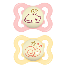  MAM Supreme Night cumi DUPLA 0+ hónap lány cumi