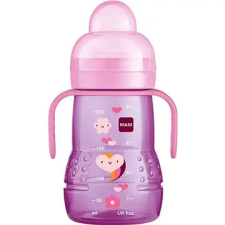 Mam TRAINER 4+ hónap, 220 ml, Rózsaszín cumisüveg
