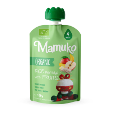 MAMUKO BIO GYÜMÖLCSRIZS PÜRÉ 100 g üdítő, ásványviz, gyümölcslé