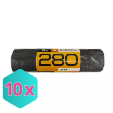  Mamuth szemeteszsák extra erős, 280L, 135x115cm, 10db/tekercs KARTON - 10 db tisztító- és takarítószer, higiénia
