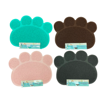  Mancs alakú gumiszőnyeg etetőtál alátét, barna kutyafelszerelés