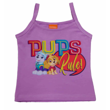  Mancs őrjárat mintával kislány spagetti pántos top gyerek póló