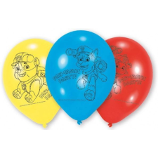 Mancs őrjárat Paw Patrol, Mancs Őrjárat léggömb, lufi 6 db-os party kellék