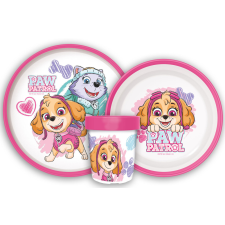  Mancs Őrjárat Sketch csúszásmentes étkészlet, micro műanyag szett babaétkészlet