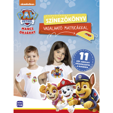 - Mancs Őrjárat - Színezőkönyv vasalható matricákkal - 11 kép, amelyet rávasalhatsz a ruhádra egyéb könyv