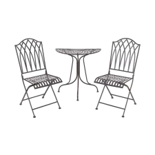  Mandala Garden Félkör Asztal - Kerti Asztal - 70x35x71 cm kerti bútor