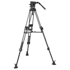 Manfrotto 526 Pro Video fej+ 645 Fast karbon állvány,2n1 terp. Ikerláb (MVK526TWINFC) fotó állvány